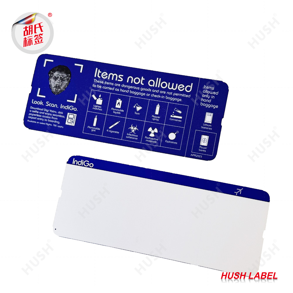 Wholesale Custom Printing IndiGo Airlines Flight Ticket Airline Thermal Paper Bo