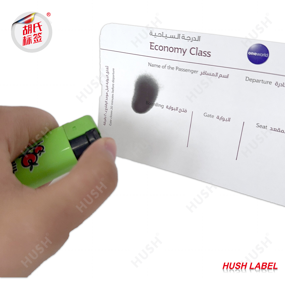 Thermal Printing Plane Ticket Airline Boarding Pass Flight Custom Printed Airline Check-in Ticket