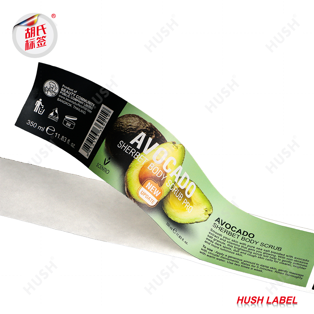 Custom Skincare Cosmetic Labels Stickers Waterproof Printing Adhesive Sticker Bottle Packaging Labels Personalized Label