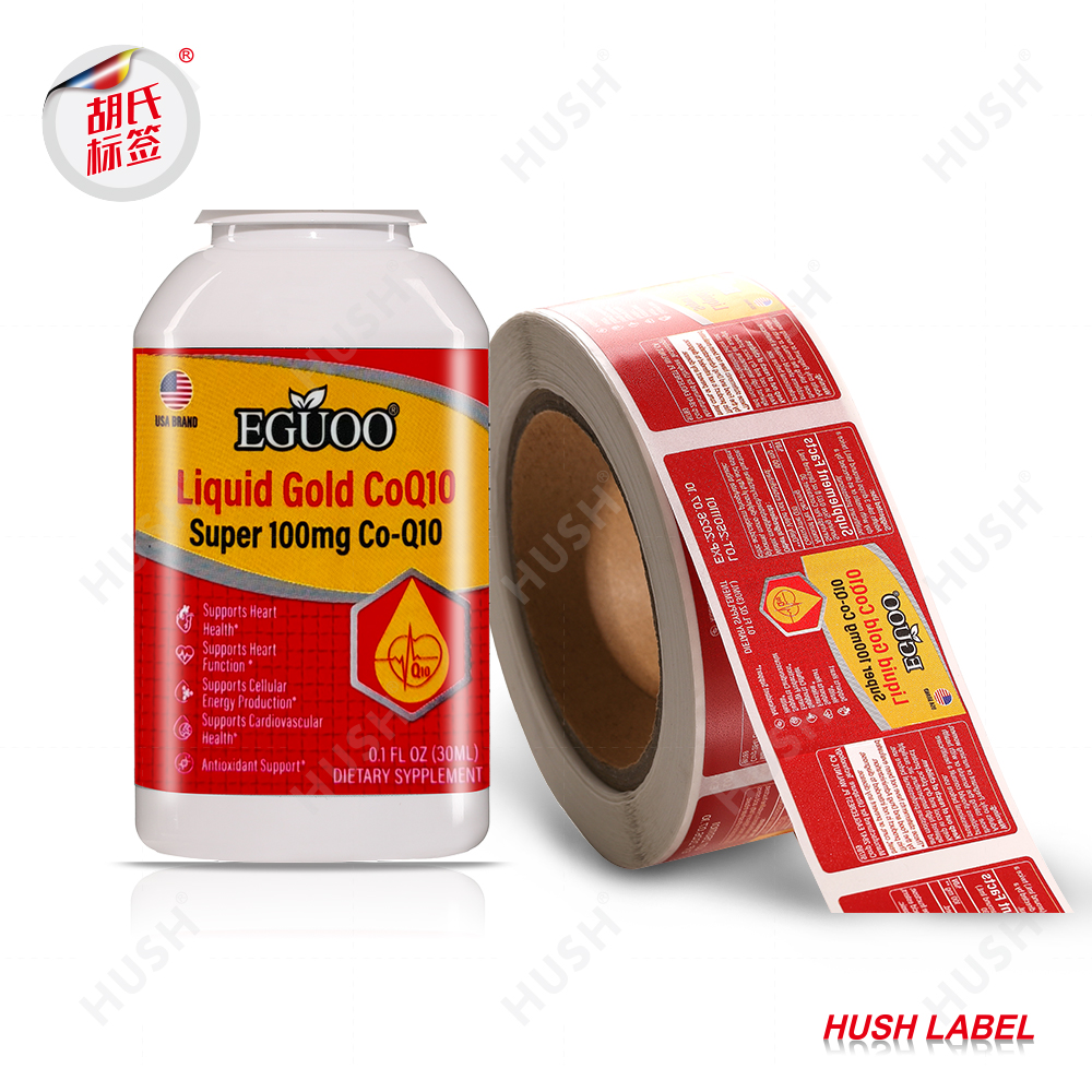 Manufacturer High Grade Printing Bottle Sticker Logo Custom Packaging Labels