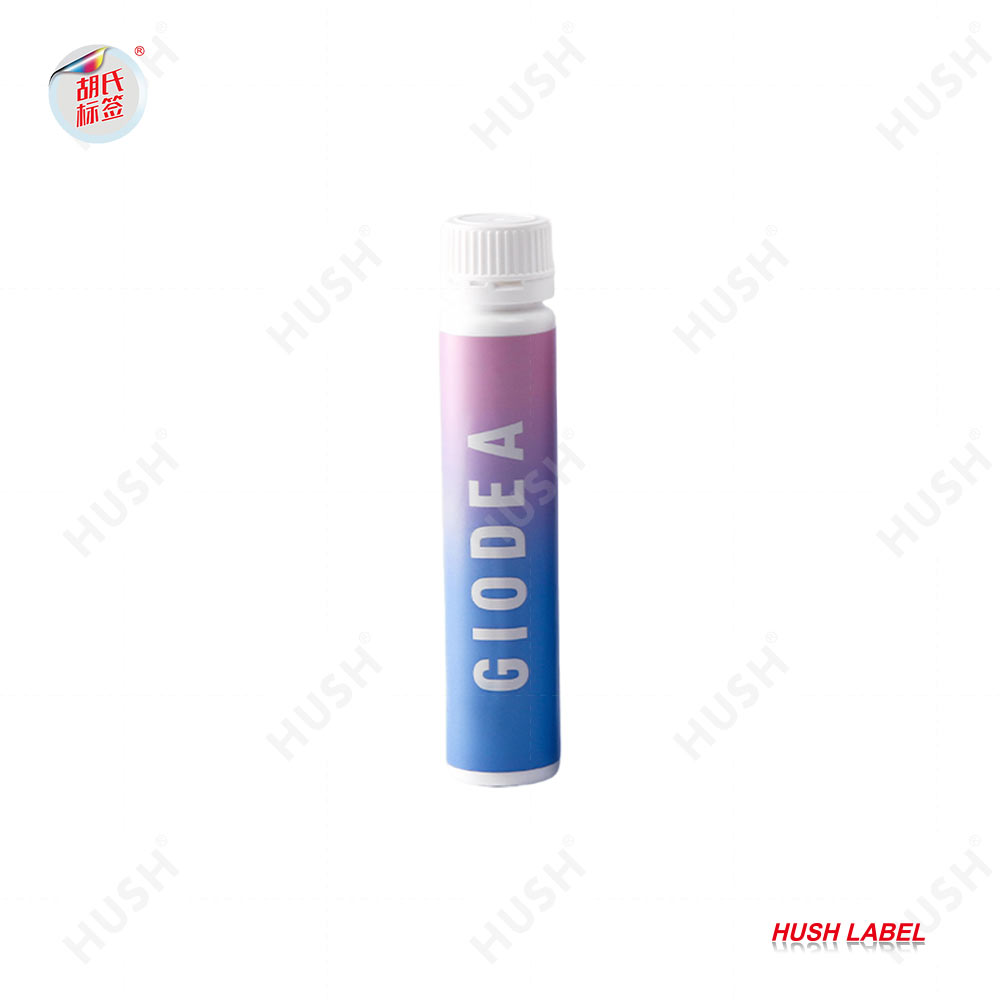 Custom Glass Bottle Tube Health Supplement Label Packaging Sticker Disposable Meal Fast Food Adhesive Labels