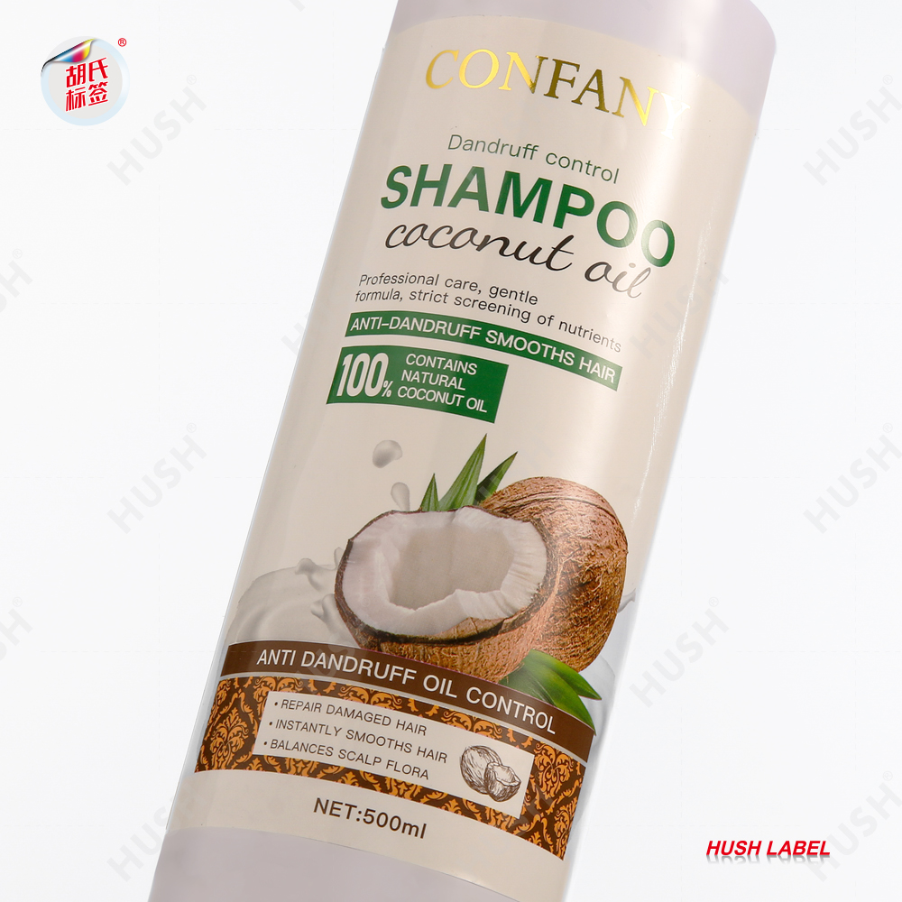 Waterproof Custom Design Private Roll Label Cosmetics Shampoo Bottle Labels Stickers Printing