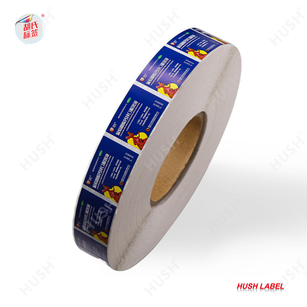 Customizable Oral Liquid Vials with Sticker Labels for Glass Bottle Outer Packaging