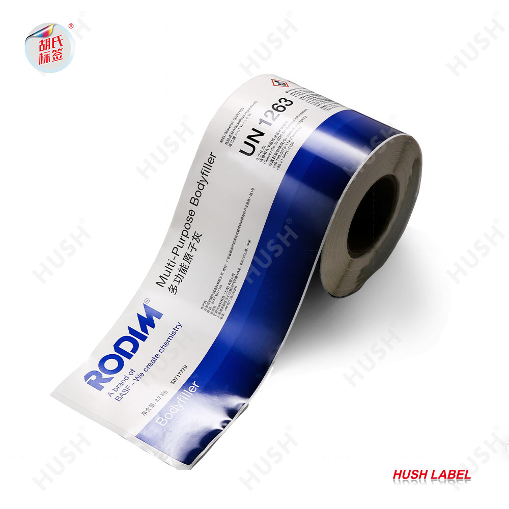 Self-adhesive Waterproof Labels with Strong Adhesion Customizable Colorful Chemi