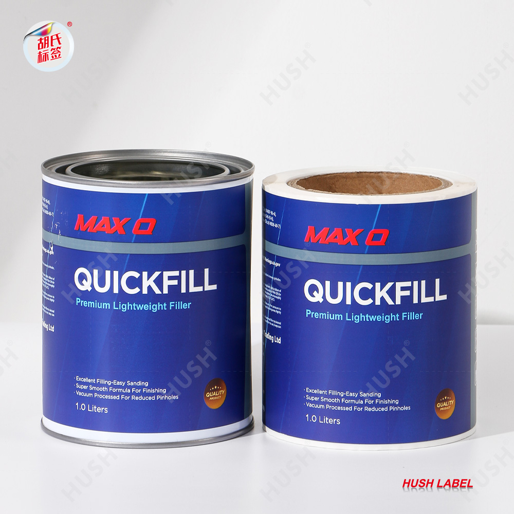 Custom Self-adhesive Plastic Bucket Label Colorful Chemical Paint Waterproof Label Sticker for Plastic Bucket and Metal Cans