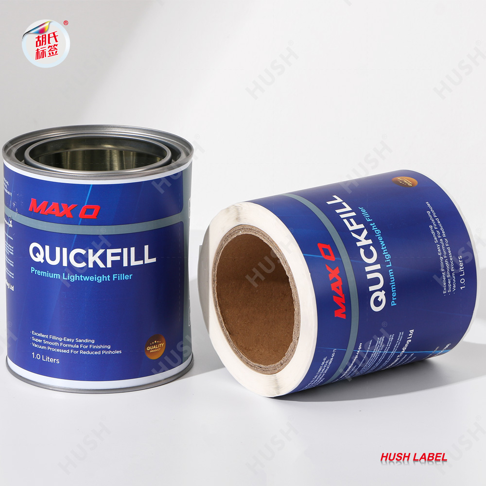 Custom Self-adhesive Plastic Bucket Label Colorful Chemical Paint Waterproof Label Sticker for Plastic Bucket and Metal Cans