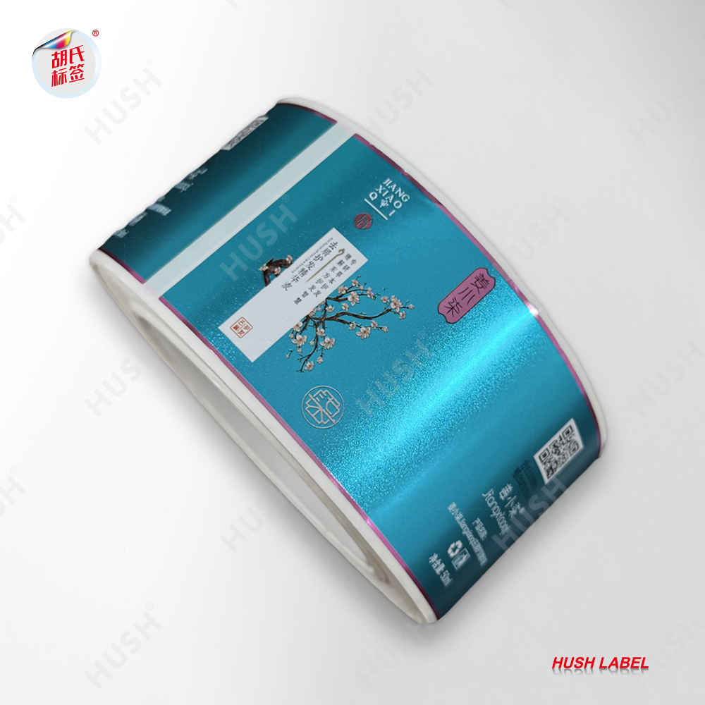 Custom Holographic Durable Vinyl Skincare Cosmetic Labels Stickers Waterproof Printing for Beverage Bottle Packaging