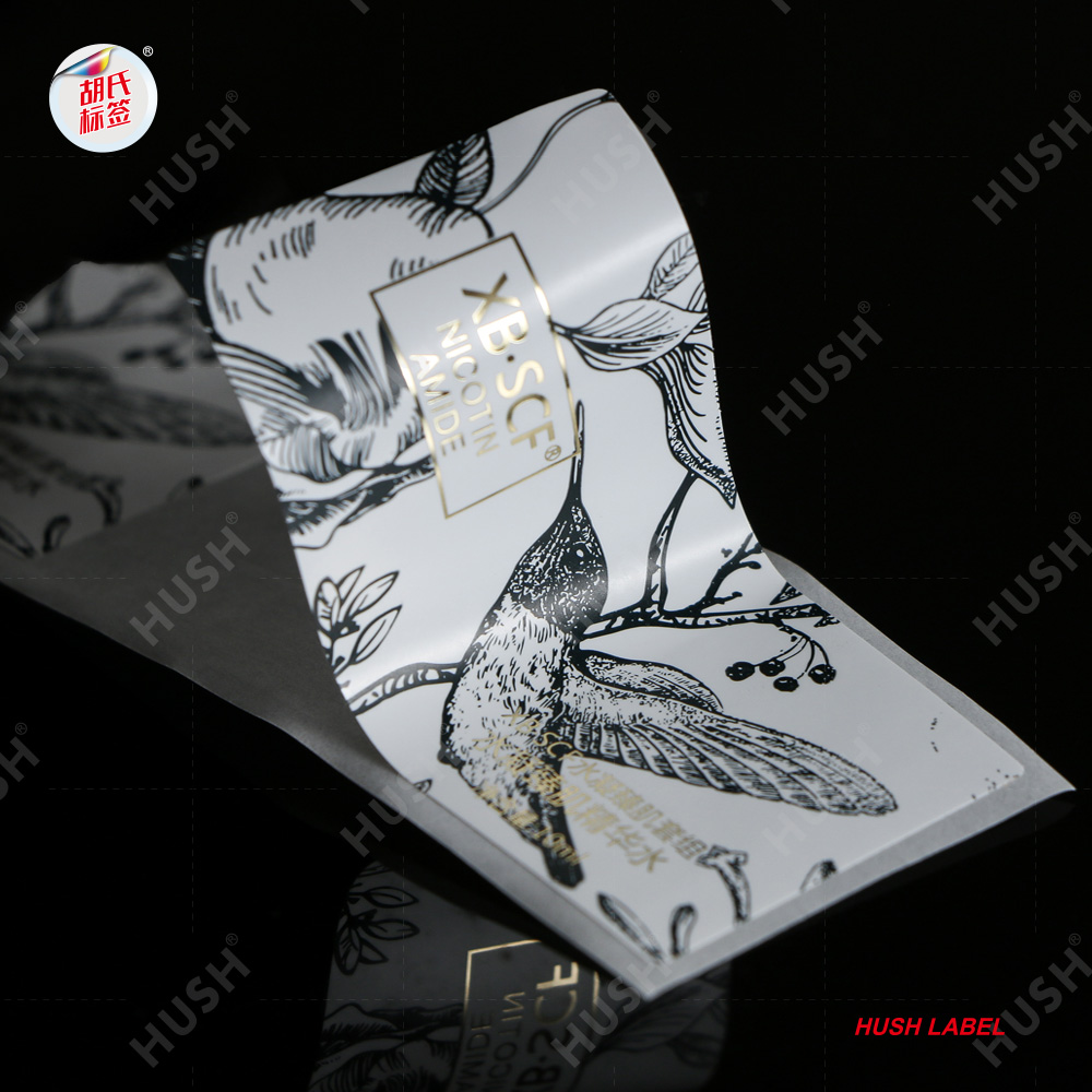 Personalized Self-Adhesive Strong Adhesive Custom Bottle Label Ticker for Cosmetics Label Sticker