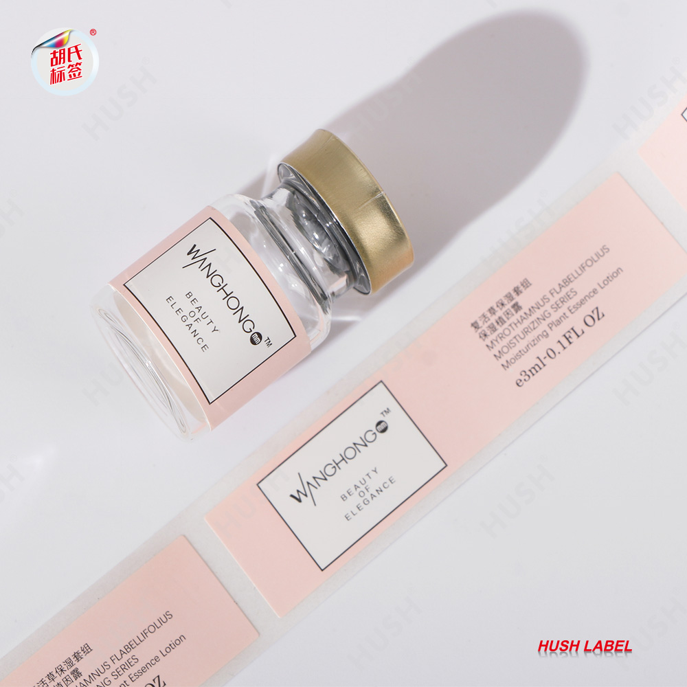 Factory-Direct Custom Vinyl Waterproof Adhesive Labels for Luxury Fragrance Cosmetic Beverage Branding