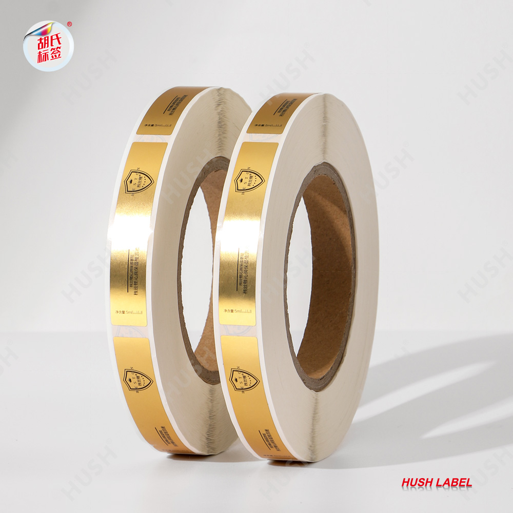 Custom Printed Waterproof Self Adhesive Labels for Cosmetic Bottles Shape Personalized for Skincare Label