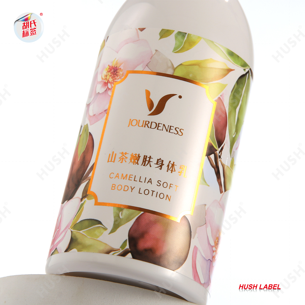 Custom Printed Self-Adhesive Labels with Spot Foil Stamping