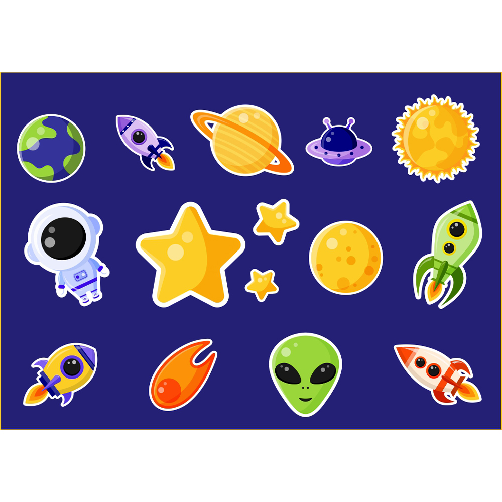Custom Cartoon Sticker Single Sided Waterproof Vinyl PVC Eco-Friendly Durable Oil-Proof Kiss Cut Label Decorative Labels
