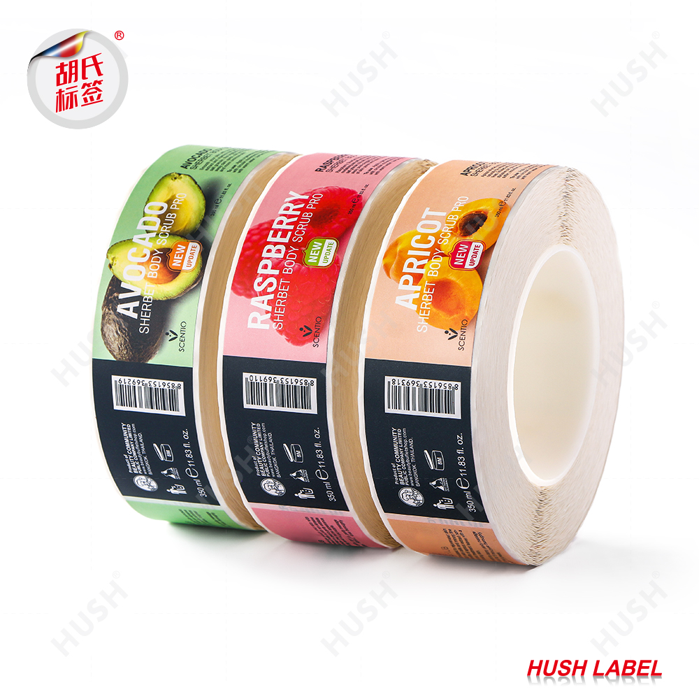 Custom Skincare Cosmetic Labels Stickers Waterproof Printing Adhesive Sticker Bottle Packaging Labels Personalized Label
